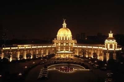 鄭州市2019年夜景-西花園酒店景觀亮化工程--2020神燈獎(jiǎng)申報(bào)工程